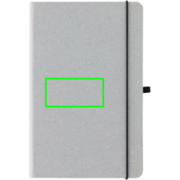 Libreta A5 de cuero reciclado de tapa dura - Imagen 2