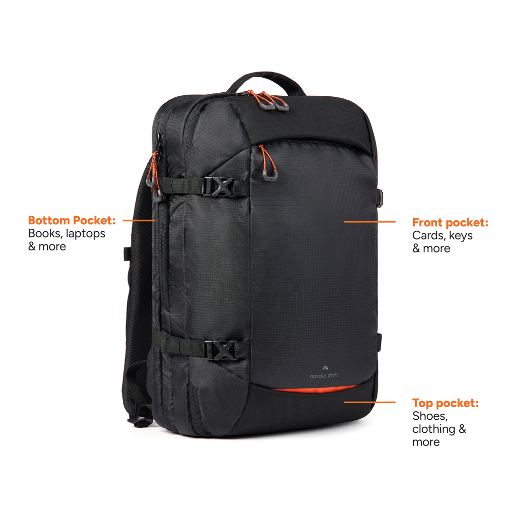 Mochila de viaje Nordic Drift RCS de 25L - Imagen 3