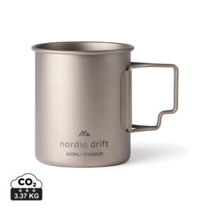 Vaso Nordic Drift Trail Ultra Light de titanio de 450 ml