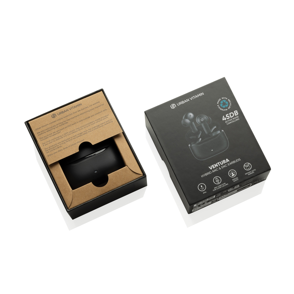 Auriculares híbridos ANC y ENC Urban Vitamin Ventura RCS - Imagen 4