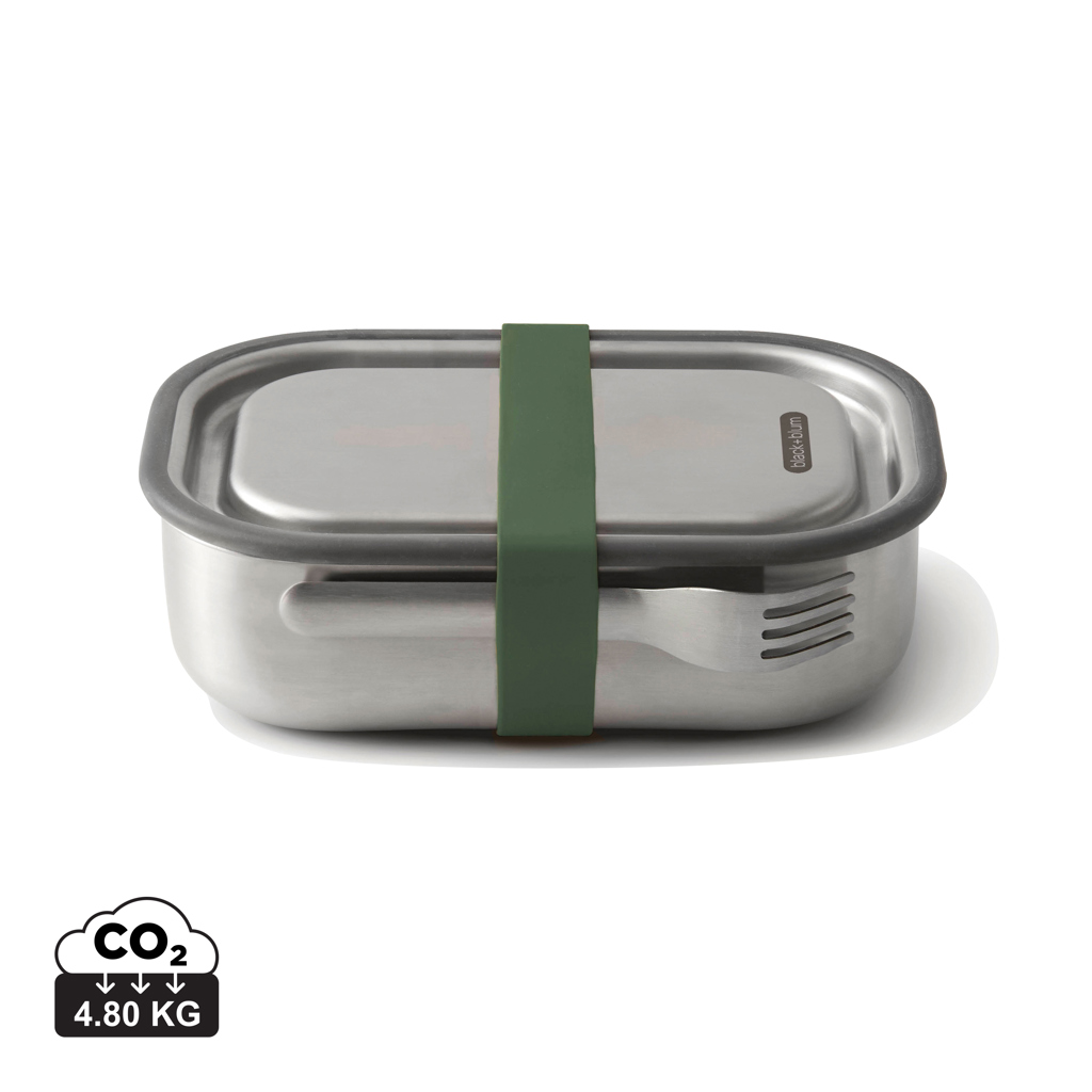 Tupper de acero inoxidable grande Black+Blum