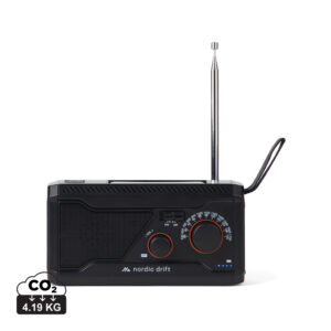 Radio multifuncional Nordic Drift Titan IPX4 de 4000 mAh