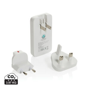Cargador plano Fluxo RCS 65W GaN y conectores universales