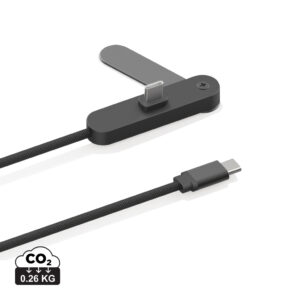 Cable Aluvia RCS 65W PD con soporte ajustable para teléfono