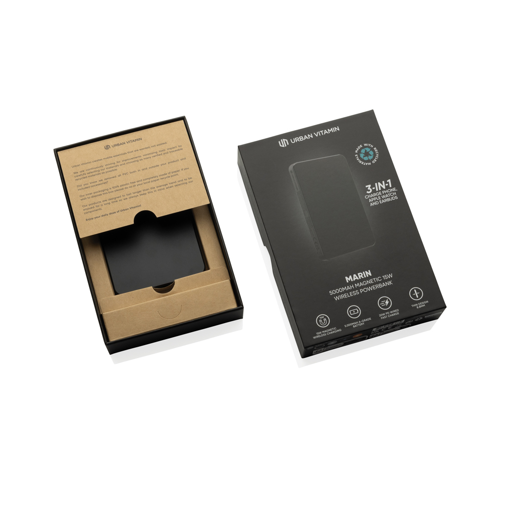 Batería inalámbrica magnética Urban Vitamin Marin 5000 mAh - Imagen 3