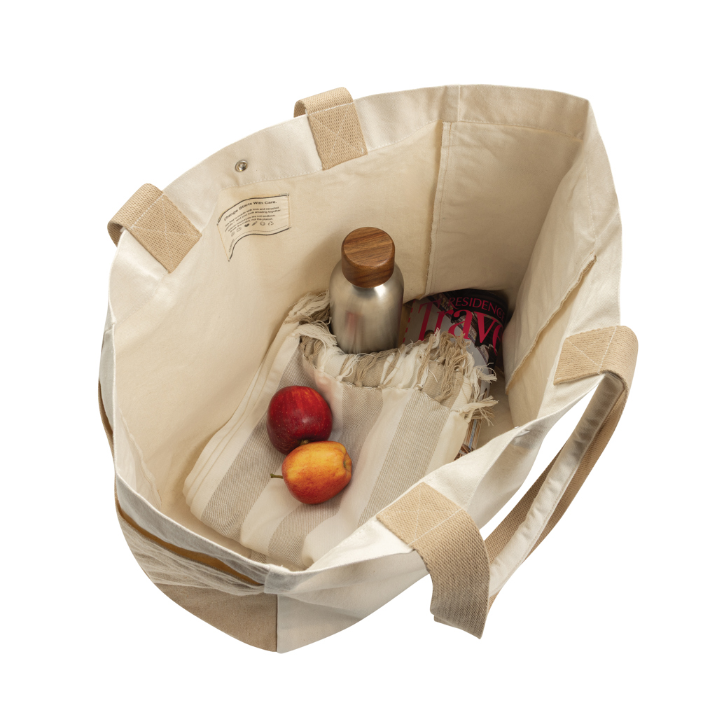 Bolsa de compra BEAU AWARE™ de lona reciclada 400 g/m² - Imagen 4