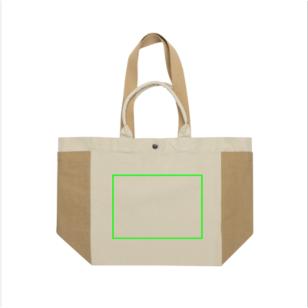 Bolsa de compra BEAU AWARE™ de lona reciclada 400 g/m² - Imagen 2