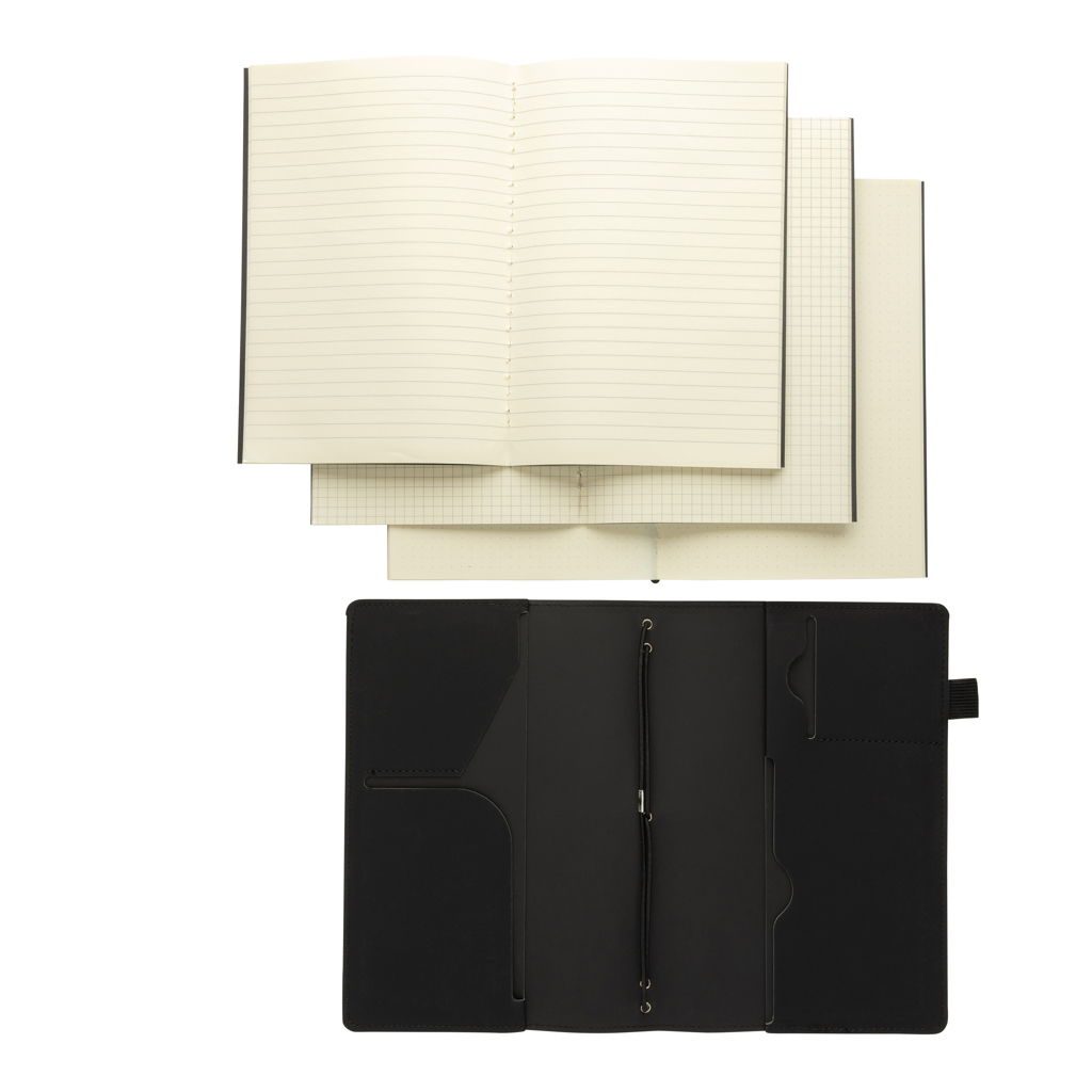 Cuaderno recargable PU 3 en 1 para notas diarias - Imagen 4