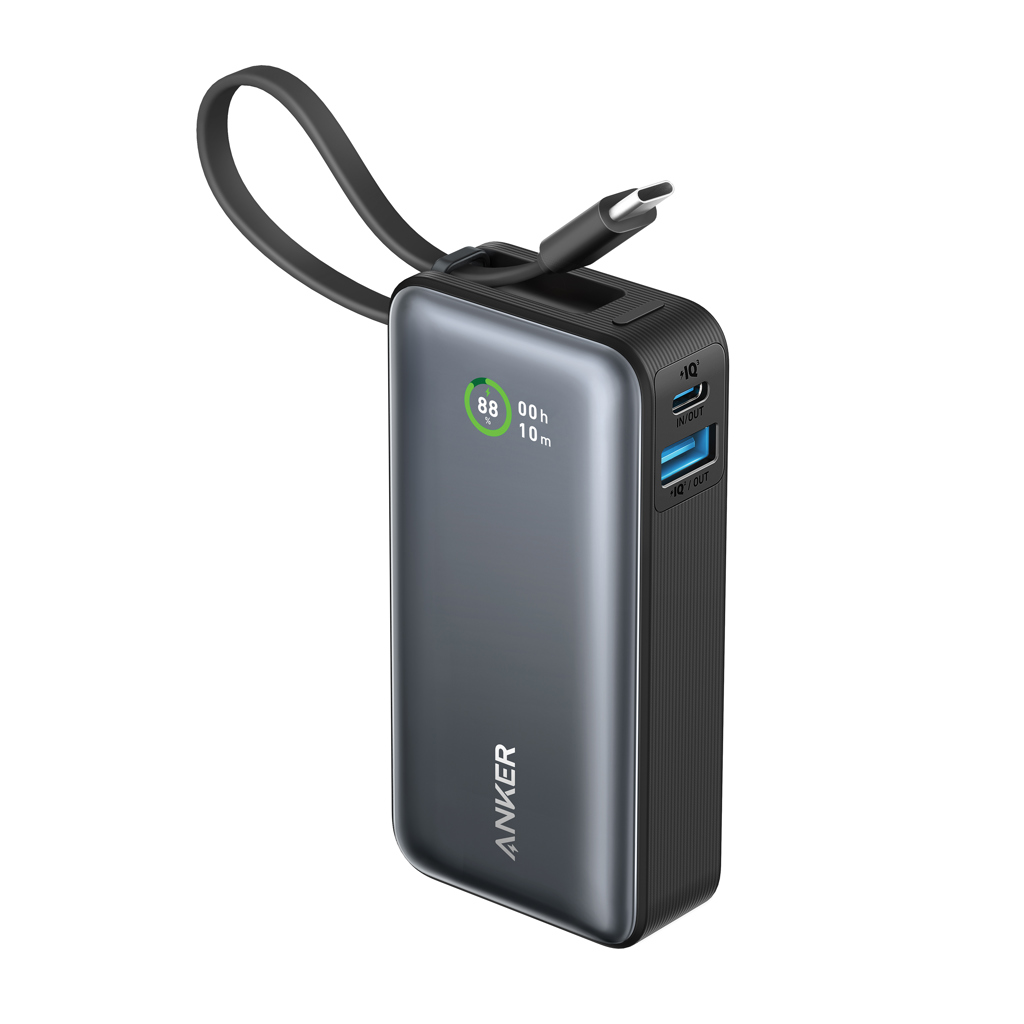 Batería externa Anker Nano 30W con cable USB-C integrado - Imagen 3