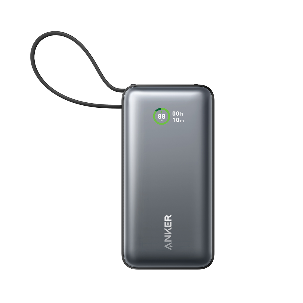 Batería externa Anker Nano 30W con cable USB-C integrado - Imagen 4