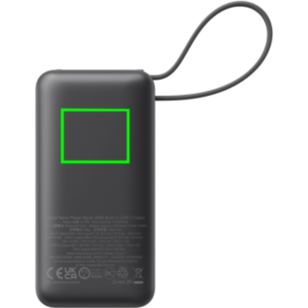 Batería externa Anker Nano 30W con cable USB-C integrado - Imagen 2
