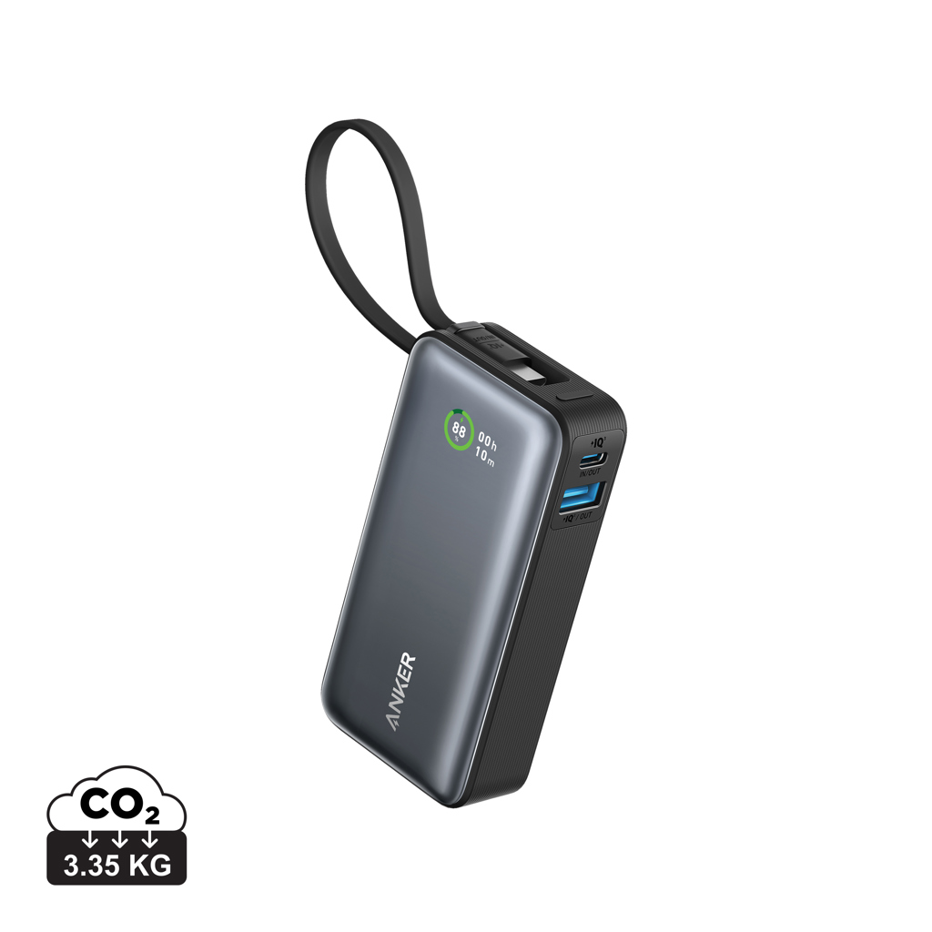Batería externa Anker Nano 30W con cable USB-C integrado